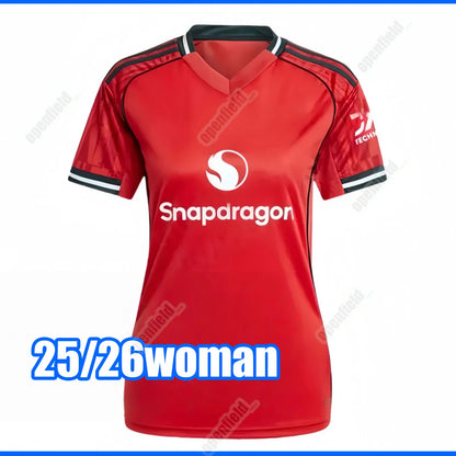 Manchester Uniteed 26 27 Jerseys CUNHA SESKO MARTINEZ MBEUMO football shirt B. F - SitterJersey.com