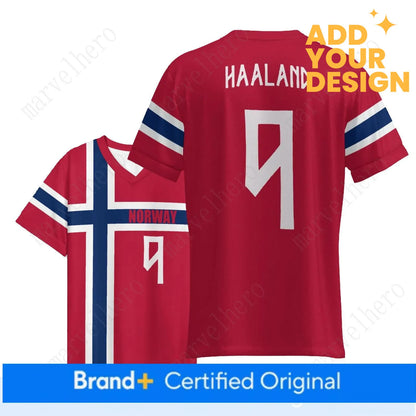 Norway World Cup 2026 Jersey HAALAND ODEGAARD SORLOTH NUSA AASGAARD MYHRE DONNUM - SitterJersey.com