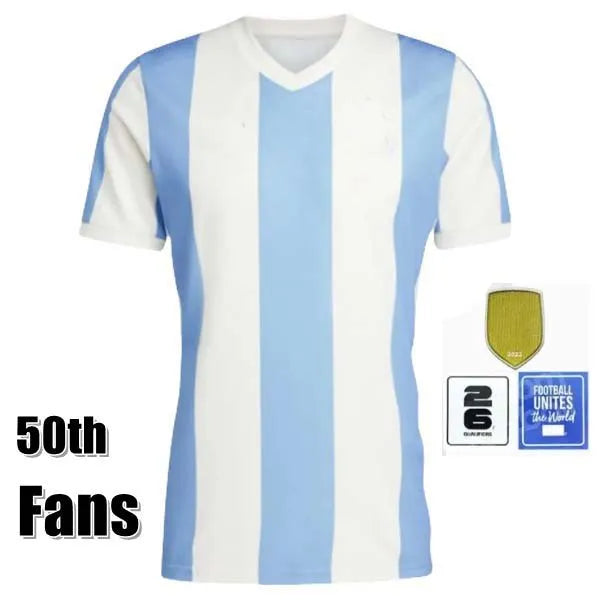ArgentinaS World Cup soccer Jerseys 26 27 MARADONA J. ALVAREZ FC Men Kids footba - SitterJersey.com