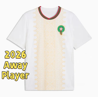 25 26 Morocco Soccer T Shirt NO10 Brahim HAKIMI ZIYECH Player Youth Sport Footba - SitterJersey.com
