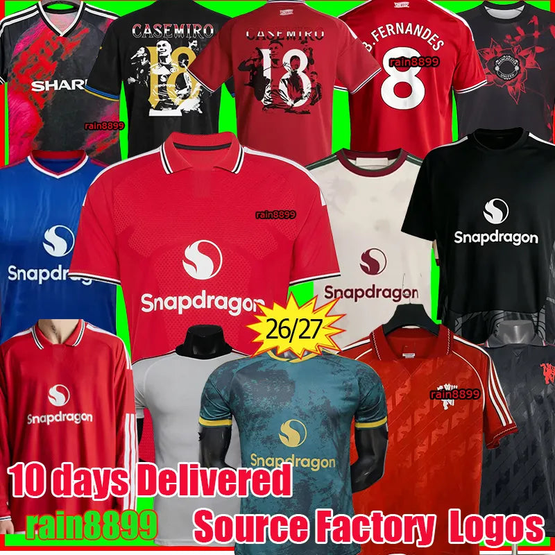 2026 ManUnited soccer jersey 25 26 Manchester football kit shirt UTDs United sto - SitterJersey.com