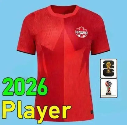 canada soccer jersey 2026 World Cup J.DAVID DAVIES LARIN 26 27 CAVALLINI MILLAR  - SitterJersey.com