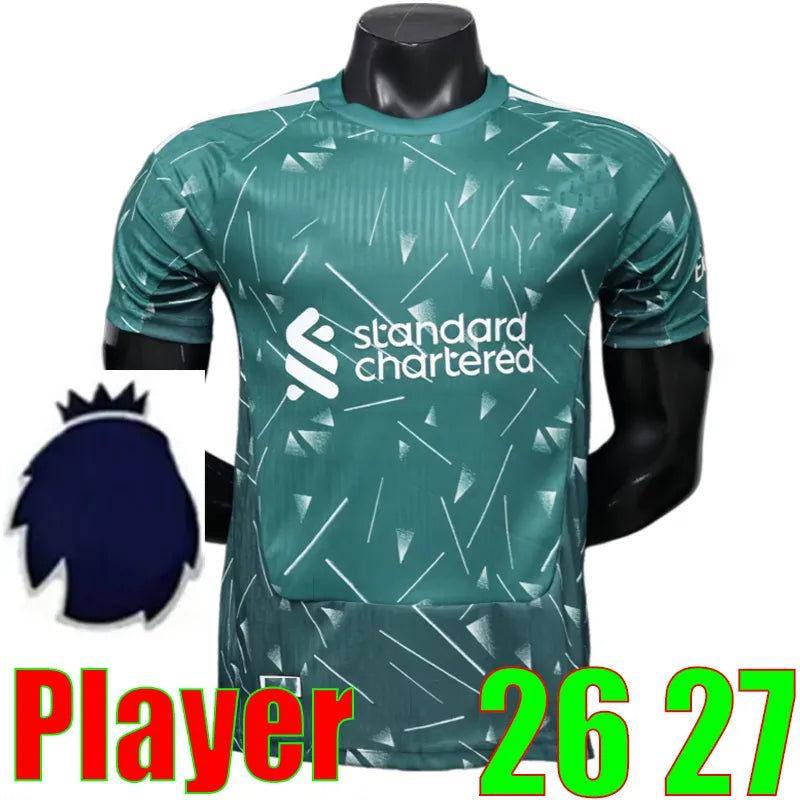 Liveropool Jersey 26 27 SZOBOSZLAI LFC ISAK WIRTZ EKITIKE M.SALAH VIRGIL soccer  - SitterJersey.com