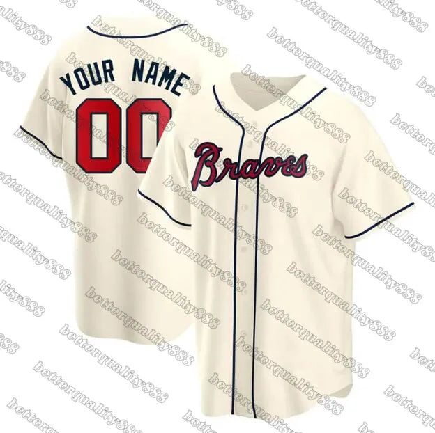 All-Star USA250 250th Ronald Acuna Jr. Braves Baseball Jersey 1 Ozzie Albies Spe - SitterJersey.com