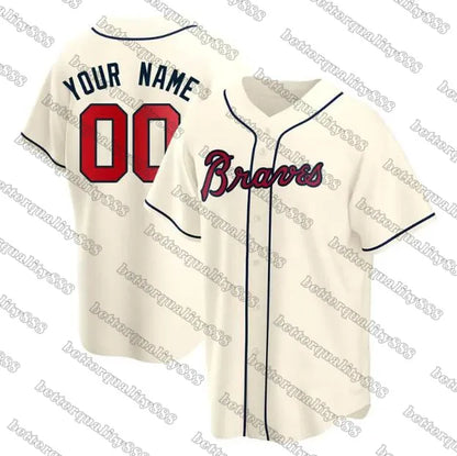 All-Star USA250 250th Ronald Acuna Jr. Braves Baseball Jersey 1 Ozzie Albies Spe - SitterJersey.com