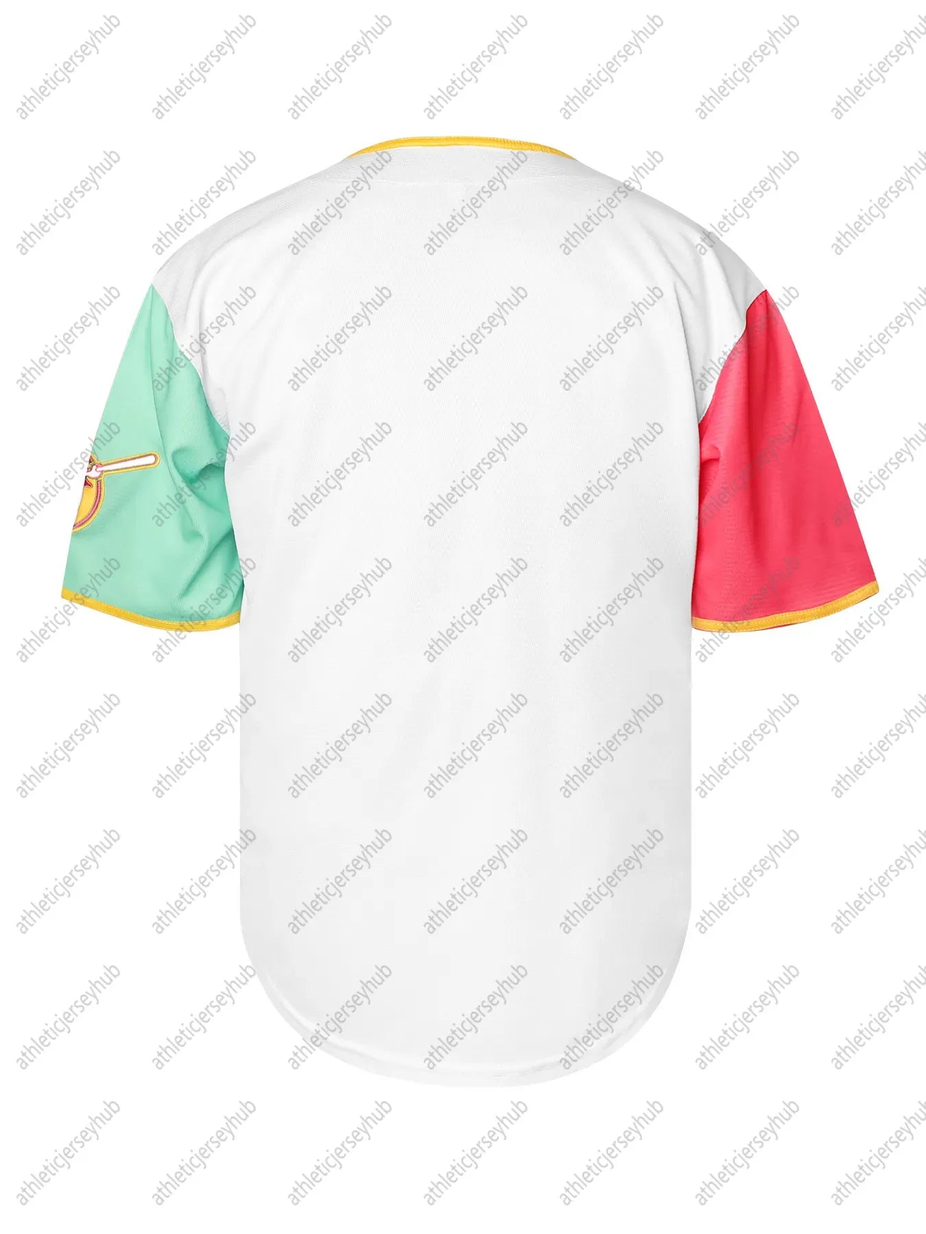 Vintage Sports Baseball Jersey Shirt - Polyester 100%, V-Neck, Embroidered Numbe - SitterJersey.com