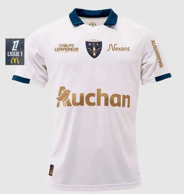 25 26 27 Home Away Maillot RC Lens Soccer Jerseys THIRD Saint-Barbe Special KAKU - SitterJersey.com