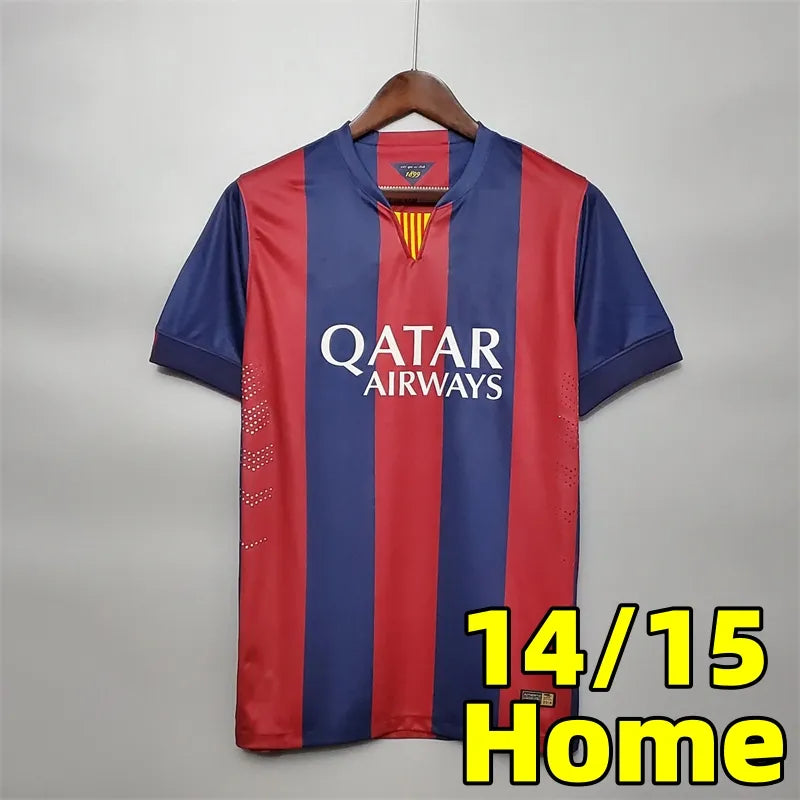 Original Messi Barcelona Jersey Barcelona Vintage Football Jersey 2002 2018 Messi Ronaldinho Rivaldo Iniesta Retro Kit - SitterJersey.com