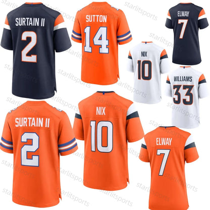Tyler Warren Daniel Jones Football Jersey Jonathan Taylor Ahmad Sauce Gardner Ri - SitterJersey.com
