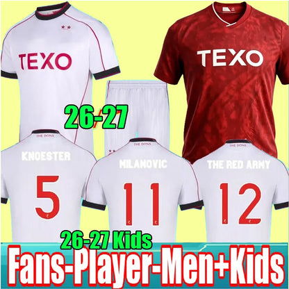 S-4XL 26 27 Aberdeen FC football shirt 2026 2027 Soccer Jerseys men Home Kit MIO - SitterJersey.com