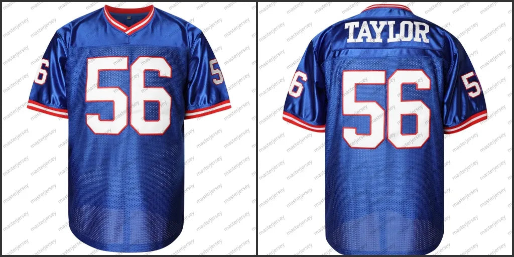 #56 TAYLOR Comfy V-Neck Football Jerseys Men Mesh Embroidery For Training And Co - SitterJersey.com