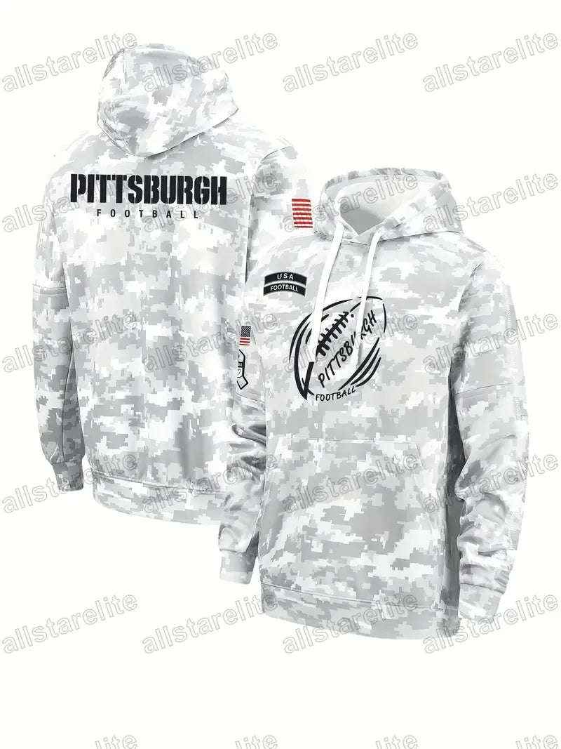 Custom Salute To Service Pullover Football Hoodie Jersey individuation Stitch Ca - SitterJersey.com