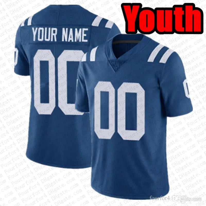 Tyler Warren Daniel Jones Football Jersey Jonathan Taylor Ahmad Sauce Gardner Ri - SitterJersey.com