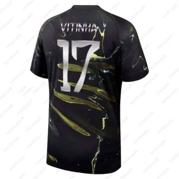 25/26 Season 1:1 Soccer Football Jersey Outdoor Sports Shirt Dembele Doue Kvarat - SitterJersey.com