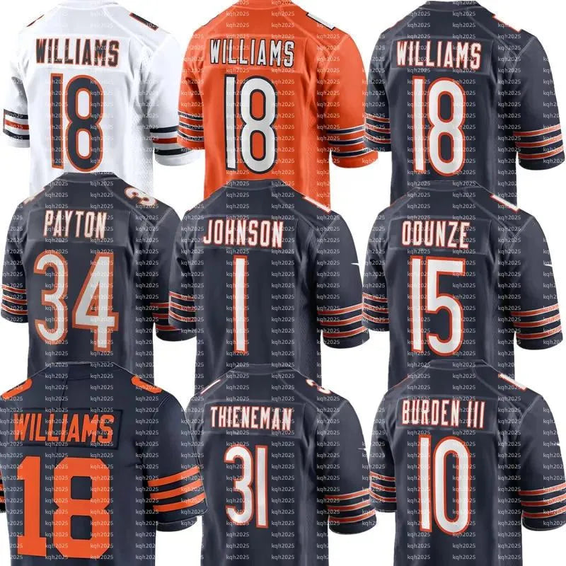 Dillon Thieneman Kyle Monangai Luther Burden III Colston Loveland Caleb Williams - SitterJersey.com