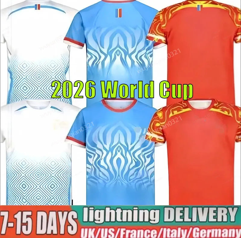 congo jersey 2026 world cup soccer jerseys national team T.BONGONDA F.MAYELE hom - SitterJersey.com