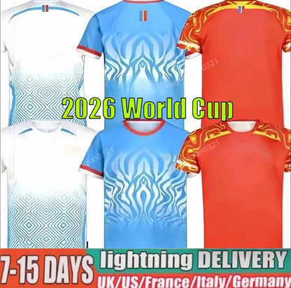 congo jersey 2026 world cup soccer jerseys national team T.BONGONDA F.MAYELE hom - SitterJersey.com