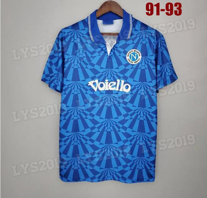 1987 1988 Retro Soccer Jerseys 87 88 Coppa Italia SSC Naples Maradona 10 Vintage - SitterJersey.com