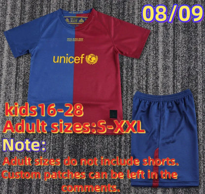 retro Barcelona jersey kids 92 95 98 99 03 04 15 16 17 RONALDINHO RIVALDO maillo - SitterJersey.com