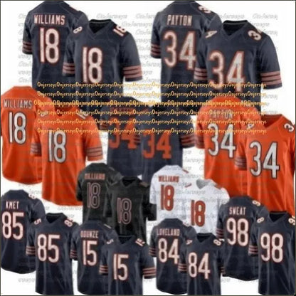 Chicago city BearsS jersey Caleb Williams Rome Odunze Thieneman Kyle Monangai Fo - SitterJersey.com