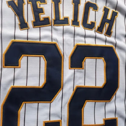 Custom 11 Jackson Chourio Christian 22 Yelich 10 Sal Frelick Jersey Luis Urias C - SitterJersey.com