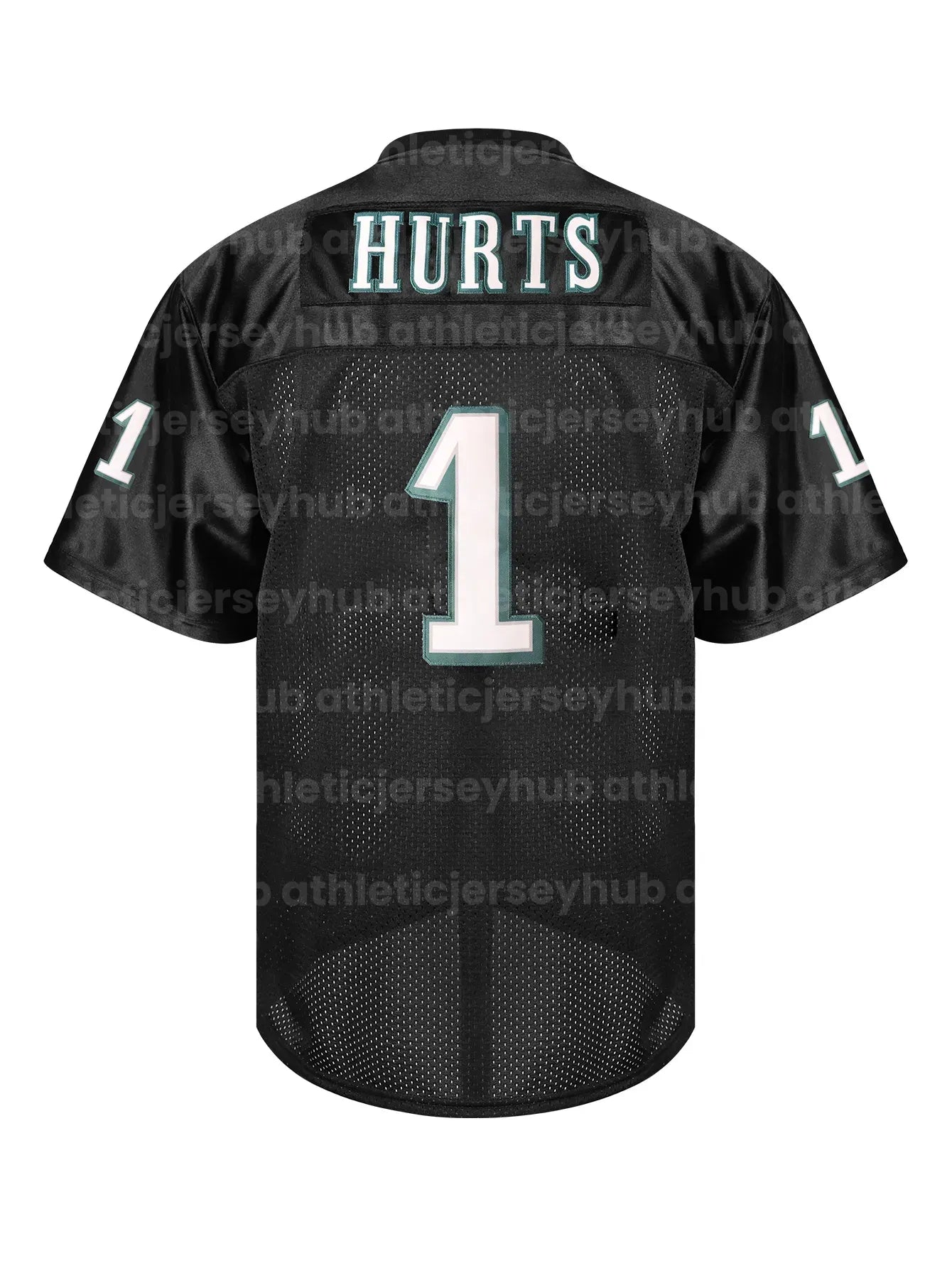 Men's 1 Black 26 62 Green America Football Jersey - Breathable, Short Sleeve, V- - SitterJersey.com