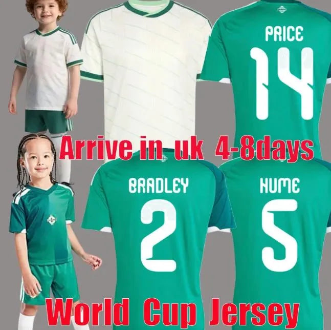 Ireland Soccer Jerseys Kit DOHERTY DUFFY St.Patrick's Day 2025 2026 Home Green W - SitterJersey.com