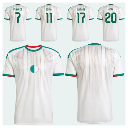 Algeria worldcup 2026 Maza Ait-Nouri Gouiri Amoura Hadj Moussa Soccer Jerseys Bo - SitterJersey.com