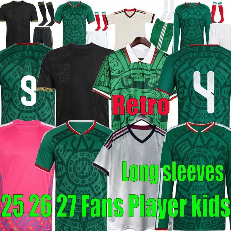 Mexico 2026 2027 Copa America RAUL A. VEGA CHICHARITO Soccer Jerseys H. LOZANO 2 - SitterJersey.com