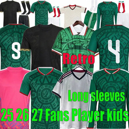 Mexico 2026 2027 Copa America RAUL A. VEGA CHICHARITO Soccer Jerseys H. LOZANO 2 - SitterJersey.com