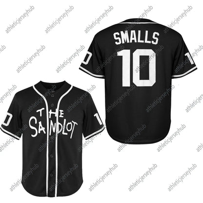 Youth Jersey 10 Smalls Jersey Jerseys baseball Jerseys Black and White For Chris - SitterJersey.com