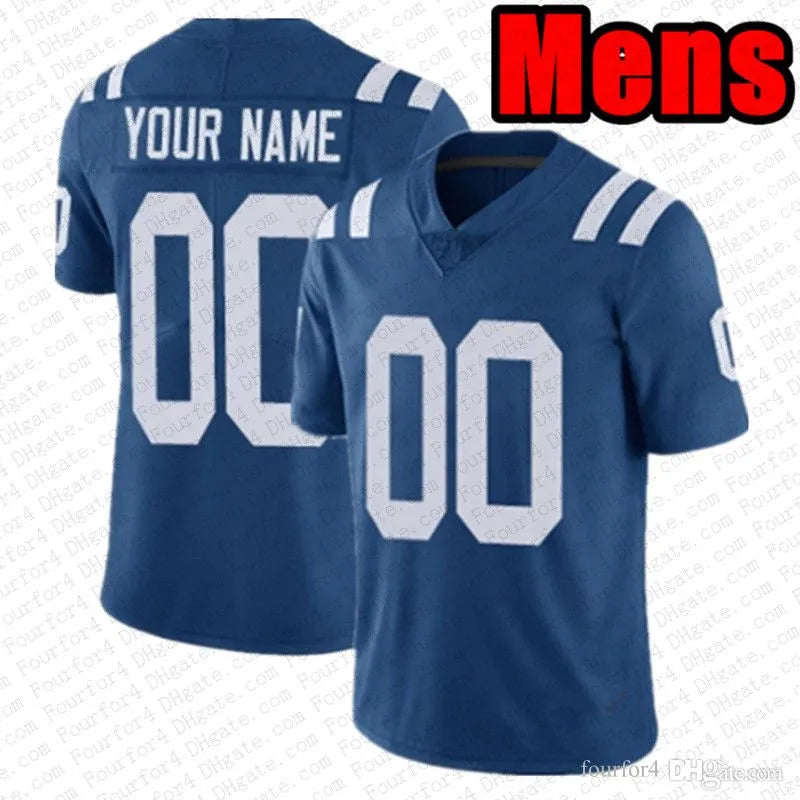 Tyler Warren Daniel Jones Football Jersey Jonathan Taylor Ahmad Sauce Gardner Ri - SitterJersey.com
