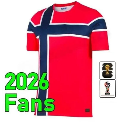 Uruguay Soccer Jersey 2026 4XL Norway Jersey 2026 HAALAND World Cup Soccer Jerseys SORLOTH NUSA AASGAARD HORN MYHRE DONNUM RYERSON MOLLER WOLFE AJER STRAND Norway Kit Home Away Football Shirt - SitterJersey.com