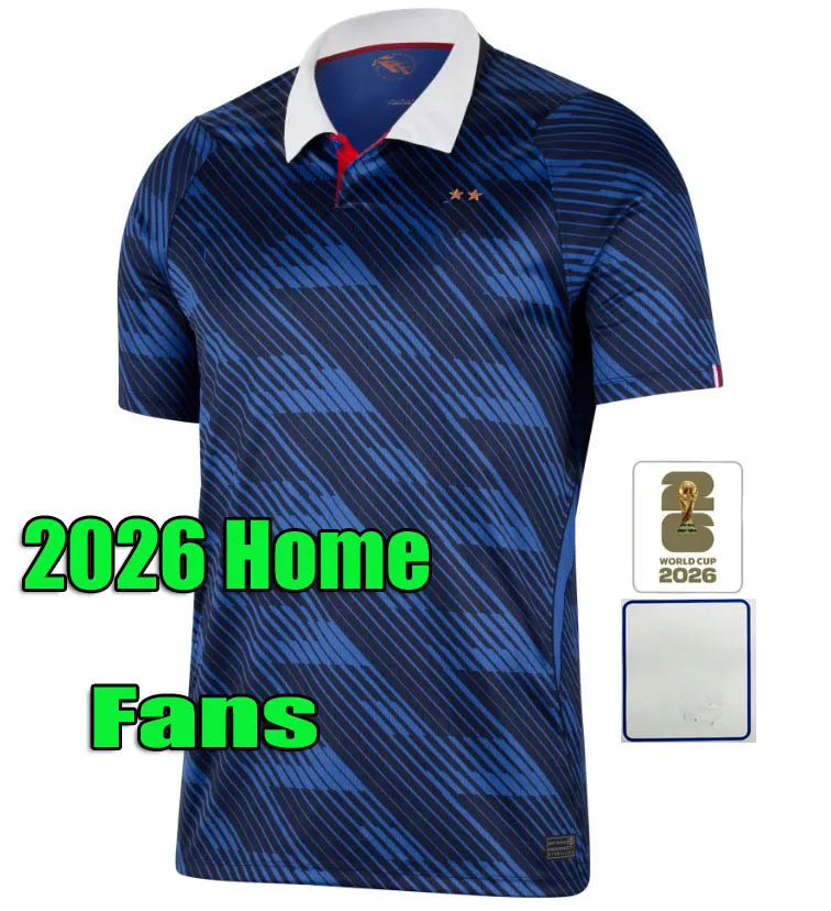 2026 maillot French Soccer Jerseys MBAPPE CHERKI OLISE DOUE Saliba kit Dembele 2 - SitterJersey.com