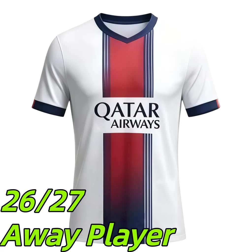 Psges jersey 26 27 maillot psges O.DEMBELE KVARATSKHELIA EMERY RAMOS HAKIMI N.ME - SitterJersey.com