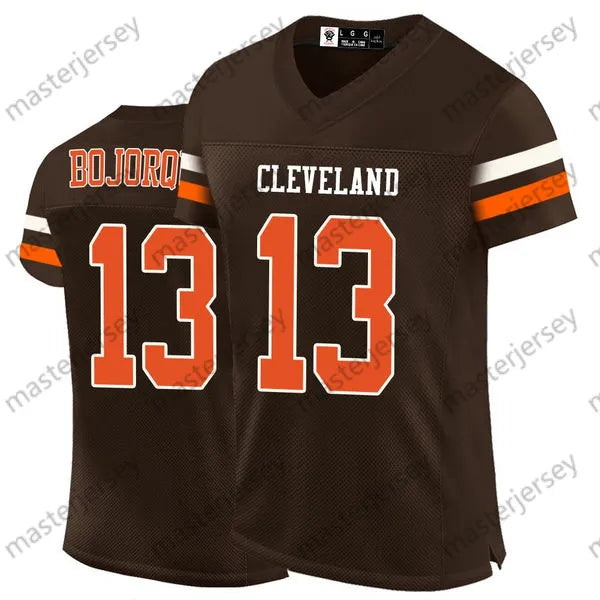 95 Myles Garrett Cities Football Jerseys Nick Chubb Winston Njoku Cedric Tillman - SitterJersey.com