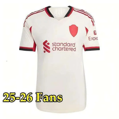25 26 27 liverpool Wirtz SALAH football shirt Ekitike MAC ISAK ALLISTER Kerkez G - SitterJersey.com