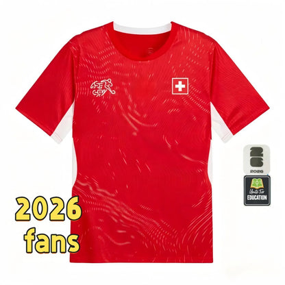 Switzerland National Team World Cup Soccer Jerseys ELVEDI AKANJI ZAKARIA SOW RIE - SitterJersey.com